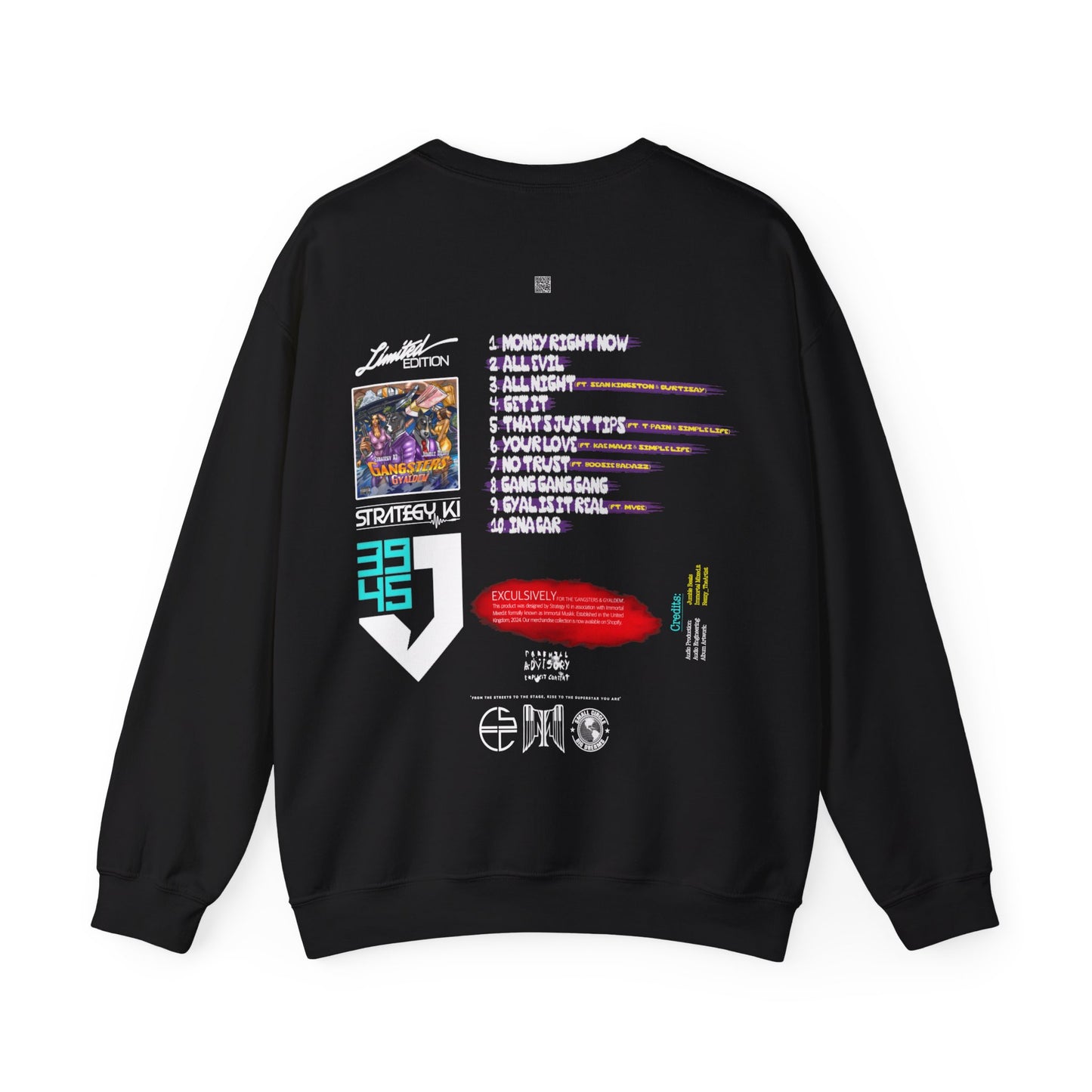 Gangsters & Gyaldem Black Sweatshirt